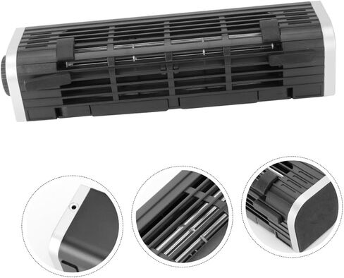 WOONEKY USB Laptop Fan Cooler Pad with Silent Design and Adjustable Holder, Aluminum Alloy and Abs Material, Portable Cooling Rack for Laptop and Tablet, Easy to Install Desktop Cooling in Saudi Arabia