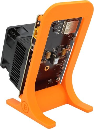 Bitaxe GT Gamma Turbo GT801 Open Sources Bitcoin Miner 801 Model 2.15T 40W Overlock Upto 2.4T Bitcoin Solo Miner PSU Inclued Orange Stand in Kuwait