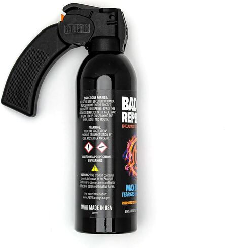 Byrna BGR Pepper Spray - Maximum Stopping Power | Attacker Tracker UV Marking DYE Technology | Military Strength Self-Defense Stream Spray (30 Foot Range) - 1 LB in Saudi Arabia