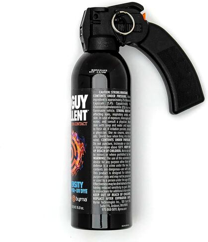 Byrna BGR Pepper Spray - Maximum Stopping Power | Attacker Tracker UV Marking DYE Technology | Military Strength Self-Defense Stream Spray (30 Foot Range) - 1 LB in Saudi Arabia