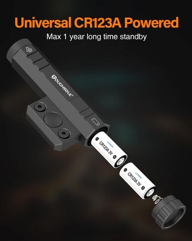 TOUGHSOUL Mlok Flashlight 1450 Lumen with Momentary Strobe Function in Saudi Arabia