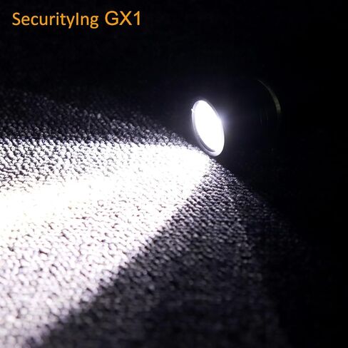 SecurityIng 320LM Compact Rail Mounted Light, IPX8 Waterproof Mini Tactical Flashlight, with Rechargeable Battery & Mount for Standard Picatinny MIL-STD-1913 Rails in Saudi Arabia