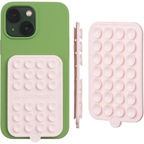 OCTOBUDDY Double - Silicone Double-Sided Suction Phone Case - Chalk Pink in Saudi Arabia