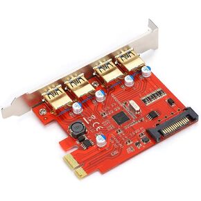 4-Port PCIE USB3.0 Expansion Card, Enhanced Power Interface in Saudi Arabia