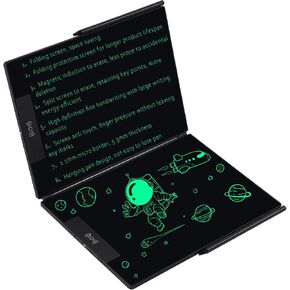 14.3in Foldable LCD Writing Tablet, Reusable Digital Notepad with Lock in Saudi Arabia