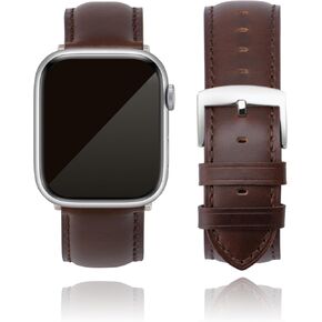 Leather Watch Bands Compatible with Apple Watch 49mm 46mm 45mm 44mm 42mm 41mm 40mm 38mm, Top Grain Leather Replacement Straps for iWatch Series 11 10 9 8 7 6 5 4 3 2 1 SE3/2/1 Ultra3/2/1 in Kuwait