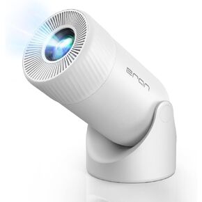 Mini Portable Projector, Support 4K 1080P with Dual-Band WIFI6 5G Wireless 5.0 Bluetooth Android 11,160 ANSI,180° Rotatable, Auto Keystone Correction, 35"-130" Screen Video Projector in Saudi Arabia