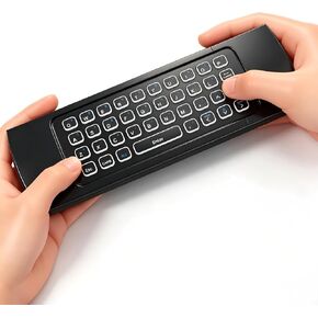 2.4G Air Mouse & Keyboard Combo, Plug & Play 81 Keys Handheld Keypad Mouse Remote, Portable Wireless Controller for Android TV Box Projector Mini PC Home Use in Saudi Arabia