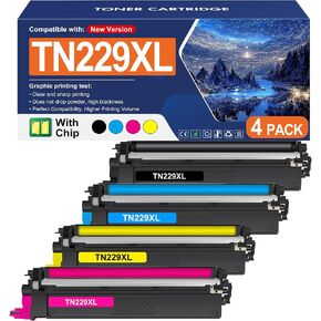 TN229XL TN229 Toner Cartridges 4 Pack MFC-L3780CDW MFC-L3720CDW in Kuwait