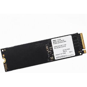 Samsung PM991a PCIe PCIe Gen 3 x4 NVMe M.2 512GB SSD (MZ-VLQ1T0B) محرك أقراص الحالة الصلبة الداخلي لأجهزة الكمبيوتر المحمولة وأجهزة الكمبيوتر المكتبية (تخزين 512 جيجابايت SSD) in Kuwait