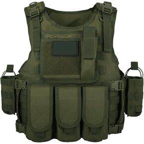 Adjustable Tactical Airsoft Vest for Men Outdoor in Saudi Arabia