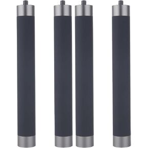 Aluminium 1/4" Thread Extension Rod Mount, Camera Extension Rod for Dash Cam, Action Cameras, 15cm/5.9 inch Long with 1/4" Male Female Thread (2PCS) (Pack of 2) in Saudi Arabia