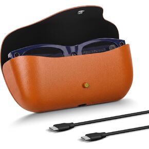 Portable AI Glasses Charging Case Compatible with Rai-Ben Meeta Gen1/Gen2 in Saudi Arabia