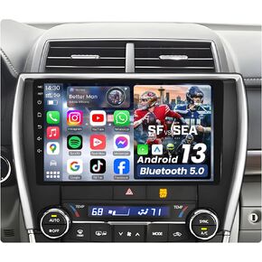 Toyota Camry Radio Stereo for 2015 2016 2017-10.1 Inch Upgrade 1280 * 800 Touchscreen 5GWIFI Bluetooth5.0 FM/EQ Voice Control GPS SWC CarPlay & Android Auto in Saudi Arabia