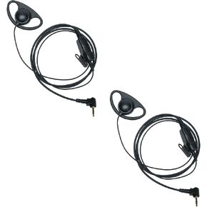 D-Shape Headset Earpiece with PTT Mic Compatible with Motorola Talkabout in Kuwait