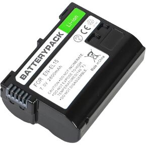 YUEFANSNE EN-EL15 EN-EL15A /EN-EL15B Battery Compatible with Nikon Z8, Z5, Z6 II, Z6 III, Z7 II, Z8, D7200, D500, D800, D7200, D7000, D7500, D810 D7100, D600, D610 Camera in Saudi Arabia