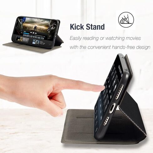Flip Leather Case for Viwoods AiPaper Reader - Black in Saudi Arabia