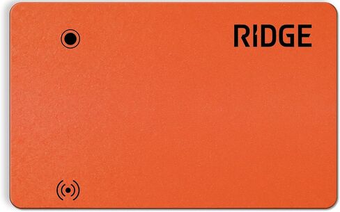 Ridge Tracker Card Compatible with Apple Find My, Compatible with Android Slim Tracking Card - Wallet Finder, Item Locator for Luggage Tags, Passports, Phone - MFi Certified, IP68 Water Resistance in Saudi Arabia