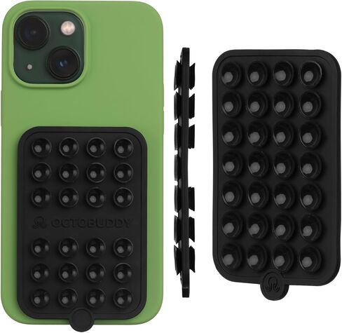 OCTOBUDDY Double - Silicone Double-Sided Suction Phone Case - Chalk Pink in Kuwait