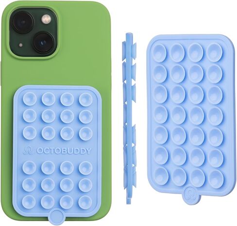 OCTOBUDDY Double - Silicone Double-Sided Suction Phone Case - Chalk Pink in Kuwait