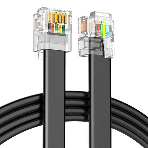 TECKEEN 1 x 6 Pin Panel Separation Cable for Yaesu FT-7800 FT-8800 FT-7900 FT-8900 Radio 16 Feet in Kuwait