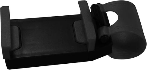 Car Steering Wheel Phone Mount, Phone Holders for Your Car, Portable Device Auto GPS Adjustable Holder, Auto Interior Accessories Steering Wheel Cellphone Clip Mount for Most Vehicles (Black) in Saudi Arabia