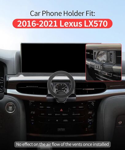 Car Phone Mount for 2016-2021 Lexus LX570 Accessories,Magsafe Magnetic Clip in Saudi Arabia