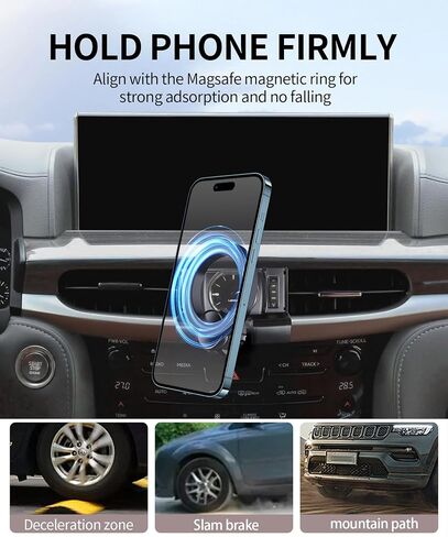 Car Phone Mount for 2016-2021 Lexus LX570 Accessories,Magsafe Magnetic Clip in Saudi Arabia