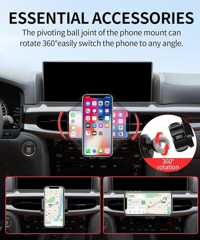 Car Phone Mount for 2016-2021 Lexus LX570 Accessories,Magsafe Magnetic Clip in Saudi Arabia
