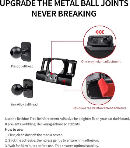 Car Phone Mount for 2016-2021 Lexus LX570 Accessories,Magsafe Magnetic Clip in Saudi Arabia