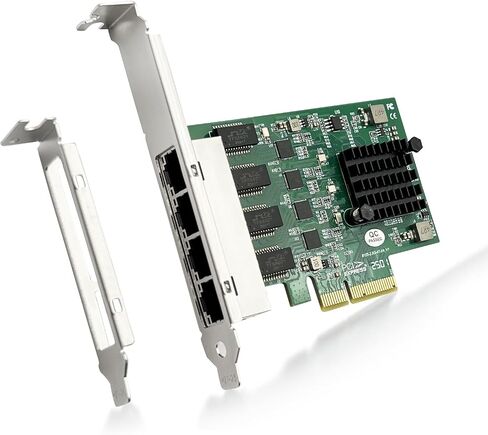 ipolex 10Gb Network Card Compatible for Intel X550-T2 NIC Ethernet Card with X550-AT2 Chip, PCIe v3.0 x4, Dual RJ45 Port, 100M/1G/10G Ethernet LAN Adapter Support Windows Server/Windows/Linux/Vmware in Kuwait