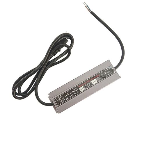 300w Waterproof Power Supply Transformer,110-130v AC to 12v DC Output 25a Power Supply Adapter with 3 feet Cable for Outdoor Use in Saudi Arabia