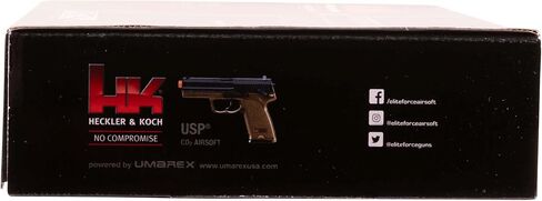 HK Heckler & Koch USP CO2 Powered 6mm BB Pistol Airsoft Gun, Standard Action, Dark Earth Brown in Saudi Arabia