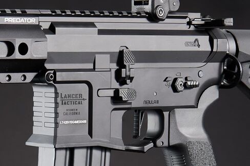 Lancer Tactical Gen 4 Nebula II Predator SBR 10‘’ Full Steel Airsoft Gun with ETU Programmable MOSFET (Battery & Charger Included) in Saudi Arabia