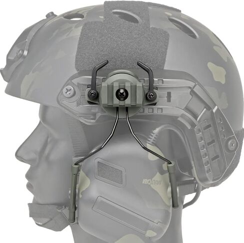 Tactical Helmet Accessories Military Adjustable Headset Bracket ARC Rail Adapter for Outdoor Sport Airsoft Paintball in Saudi Arabia