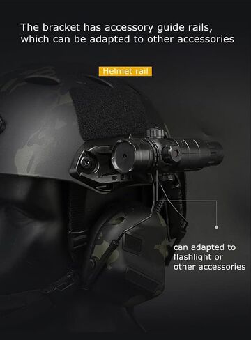 Tactical Helmet Accessories Military Adjustable Headset Bracket ARC Rail Adapter for Outdoor Sport Airsoft Paintball in Saudi Arabia