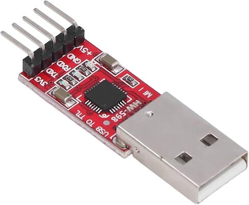 USB to TTL Module, Serial Converter Adapter Male Head with 3.3V 5V Power Output Self Recovery for in Kuwait