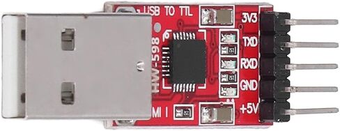 USB to TTL Module, Serial Converter Adapter Male Head with 3.3V 5V Power Output Self Recovery for in Kuwait
