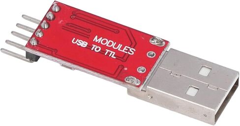 USB to TTL Module, Serial Converter Adapter Male Head with 3.3V 5V Power Output Self Recovery for in Kuwait