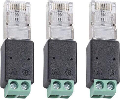 to RS485 Converter Adapter for A to PIN4 to PIN5 for Seamless Data Transfer Industrial Automation Control for System 3-Pack Green in Saudi Arabia