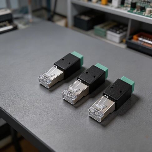 to RS485 Converter Adapter for A to PIN4 to PIN5 for Seamless Data Transfer Industrial Automation Control for System 3-Pack Green in Saudi Arabia