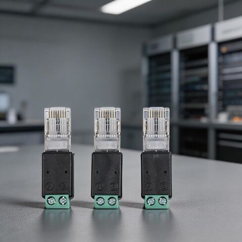 to RS485 Converter Adapter for A to PIN4 to PIN5 for Seamless Data Transfer Industrial Automation Control for System 3-Pack Green in Saudi Arabia