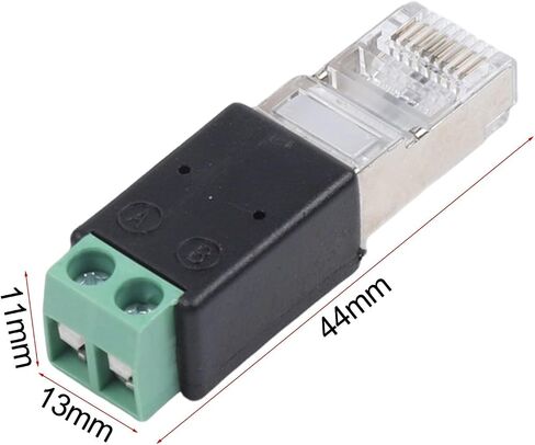 to RS485 Converter Adapter for A to PIN4 to PIN5 for Seamless Data Transfer Industrial Automation Control for System 3-Pack Green in Saudi Arabia