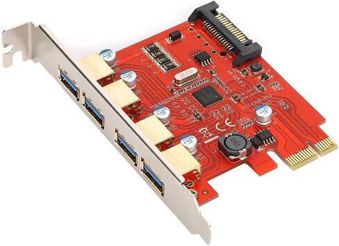 بطاقة توسيع PCIE USB3.0 ذات 4 منافذ، واجهة طاقة محسنة in Kuwait