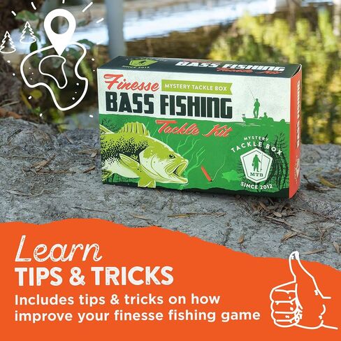 Catch Co Mystery Tackle Box Finesse Bass Fishing Kit (6-8 Baits & Decal) in Saudi Arabia