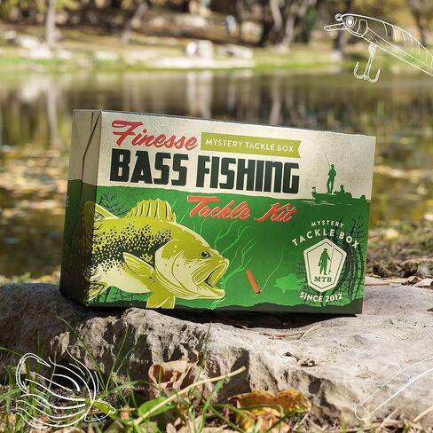 Catch Co Mystery Tackle Box Finesse Bass Fishing Kit (6-8 Baits & Decal) in Saudi Arabia