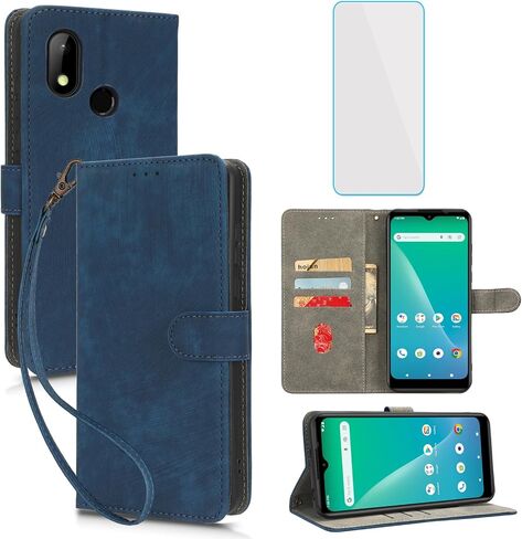 RFID Wallet Phone Case Compatible with Hot Pepper Chilaca 6.5" Purple in Kuwait