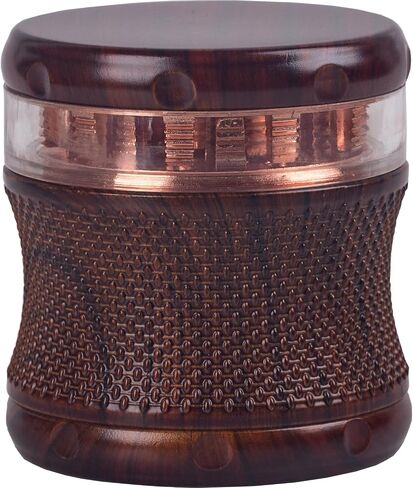 Manual Kitchen Spice Grinder, Aluminum Seasoning Grinder for Pepper, Chili, Rosemary & Dried Culinary Spices, Durable Metal Construction, Compact Kitchen Tool (dark brown) in Saudi Arabia
