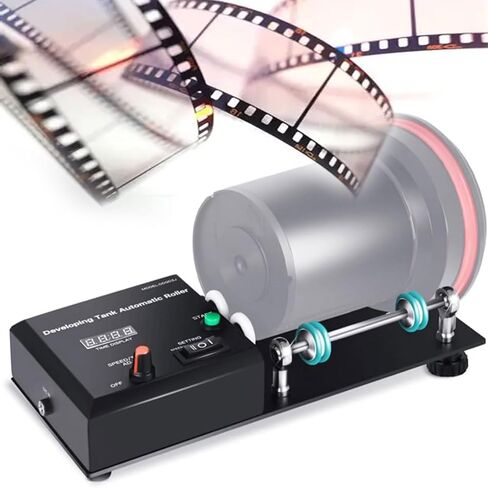 Darkroom Film Processor Machine, for Spiral Film Development & Imaging, Film Developing Tank, Adjustable Timer (1-30min), Adjustable Speed, Automatic Film Processor Kit in Saudi Arabia