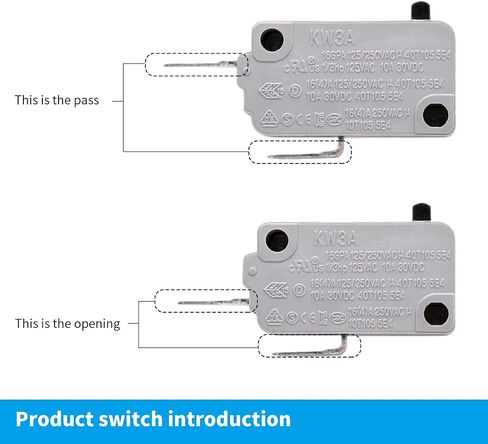 KW3A Microwave Oven Door Interlock Repair and Replacement Parts Kit in Saudi Arabia